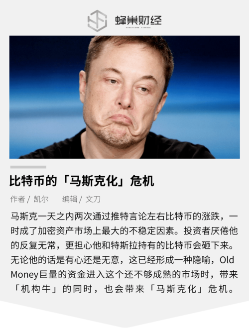 马斯克特斯拉比特币区别
